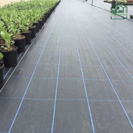High-quality weed mat in Botswana supplied by SSJH Protected Farming Proprietary Limited for sustainable agriculture and weed control.