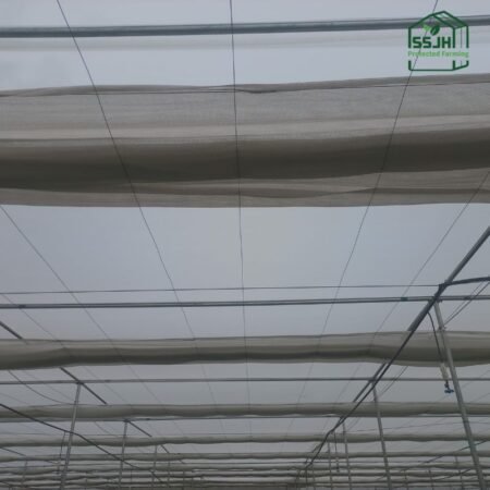 Shade net for greenhouse by SSJH Protected Farming Proprietary Limited used for crop protection and sustainable farming.